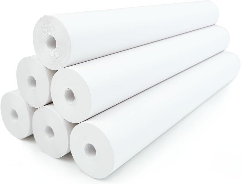 NYEAR 6 Rolls-162 Sheets US Letter Size Quick-dry Thermal Paper (8.5''x11'',7.6m long) for portable printer,thicker brighter and the font is clearer to make the printing quality better, (1 roll-27 Sheets) - Image 1